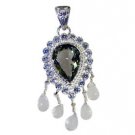 Riyo Green Amethyst Discount Silver Jewellery Minnie Mouse Pendant L 1.5in Spgam