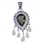 Riyo Green Amethyst Discount Silver Jewellery Minnie Mouse Pendant L 1.5in Spgam