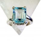 Riyo Blue Topaz Online Silver Shopping Thumb Ring Sz 7 Srbto7-10060