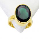 Riyo Emerald Cz Wholesale Gold Plated Sports Ring Sz 7 Gpremcz7-96050