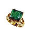 Riyo Sunstone 18-Kt Gold Plated Bridal Rings Sz 5.5 Gprsun5.5-78010