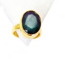 Riyo Green Onyx Gold Plated Sets Claddagh Ring Sz 6 Gprgon6-30018