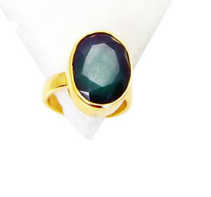 Riyo Green Onyx Gold Plated Sets Claddagh Ring Sz 6 Gprgon6-30018