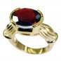 Riyo Ruby Cz 18.Kt Gold Plated Mori Ring Sz 7 Gprrucz7-104032