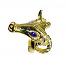 Riyo   Gemstone  18kt Gold Plated Deer Ring Gprdeer70-180001