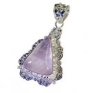 Riyo Rose Quartz Contemporary Handmade Pendant L 1.5in Sproq-68010