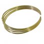 Riyo A Plain  18kt Gold Plated Subtle Bangle W 0.5in Gppban-120030
