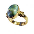 Riyo Turquoise 18ct Ygold Plate Toe Ring Jewelry Sz 6.5 Gprtur6.5-82129
