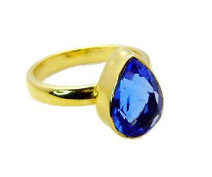 Riyo Tanzanite Cz Gold Plated Jewellery Gimmal Ring Sz 9 Gprtacz9-108020