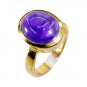 Riyo Amethyst 18c Gold Plating Thumb Ring Sz 5.5 Gprame5.5-2003