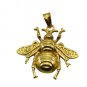 Riyogems Mix Multi Gemstone Copper 18kt Gold Plated Fly Pendant L 1.5in Gppfly-2