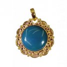 Riyogems Green Onyx 18.Kt Gold Plating Dragonfly Pendant L 1.2in Gppgon-30040