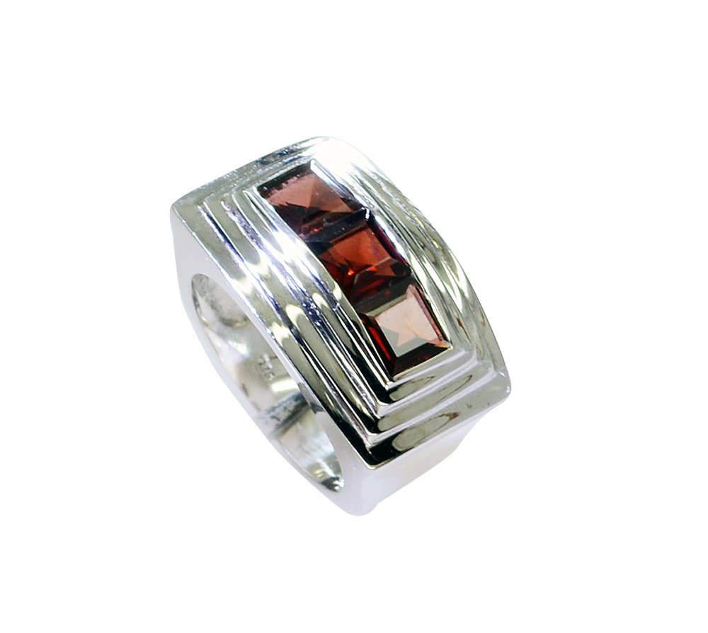 Riyo Garnet Jewelry Silver Wholesale Silver Ring Sz 7.5 Srgar7.5-26235