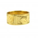 Riyo A Plain  18kt Gold Plated Favorite Ring Gprpla80-120009