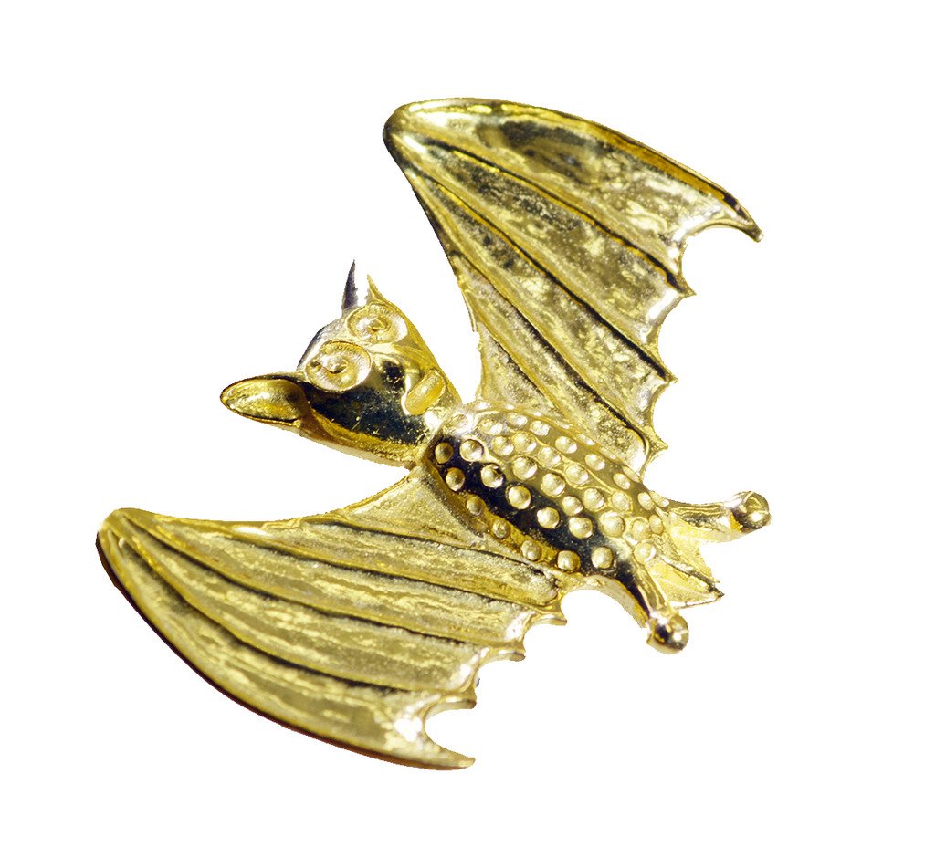Riyo A Plain  18kt Gold Plated Bat Ring Gprbat70-130002