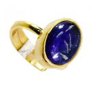 Amethyst Rhodium Plate Finger Armor Ring