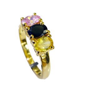 Riyo  Cz 18kt Gold Platings Toe Ring Jewelry Sz 8.5 Gprmucz8.5-116037