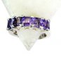 Riyo Amethyst 925 Solid Silver Sports Ring Jewelry Sz 7 Srame7-2107