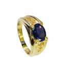 Riyo  Cz Gold Plated India Sports Ring Sz 7 Gprmucz7-116060