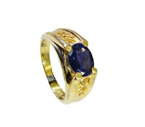 Riyo  Cz Gold Plated India Sports Ring Sz 7 Gprmucz7-116060