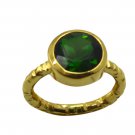 Riyo Green Emerald Cz  18kt Gold Plated Dependable Ring Gpremcz70-96166