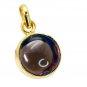 Riyogems Smoky Quartz Gold Plated Jewellery Cocktail Pendant L 1.2in Gppsqu-7601