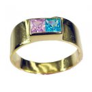Riyo  Cz Gold Polish Guard Ring Sz 8.5 Gprmucz8.5-116020