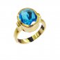 Riyo Blue Topaz Cz 18.Kt Y Gold Plating Toe Ring Jewelry Sz 7 Gprbtcz7-92015