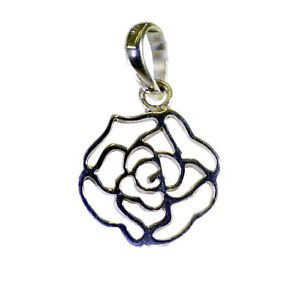 Riyo Plain 925 Silver Jewellery Murano Glass Pendants L 0.8in Sppla-120030