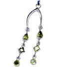 Riyo Peridot Silver Pendant Jewelry Ariel Pendants L 1.5in Spper-58009