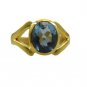 Riyo A Blue Topaz Cz 18kt Gold Plated Snag Free Ring Gprbtcz60-92123