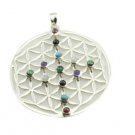 Riyo   Gemstone 925 Solid Sterling Silver Wear Anywhere Pendant L 2.5in Spmul-52