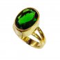 Riyo Emerald Cz 18 Kt Y Gold Plating Promise Ring Sz 7 Gpremcz7-96090