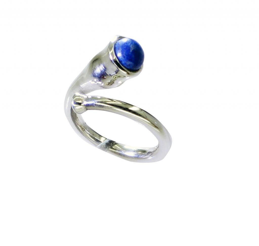 Riyo Lapis Lazuli Silver Butterfly Jewellery Signet Ring Jewelry Sz 7 Srlla7-440