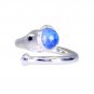 Riyo Lapis Lazuli Silver Butterfly Jewellery Signet Ring Jewelry Sz 7 Srlla7-440
