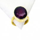 Riyo Indi Ruby Indian Gold Plate Bridal Rings Sz 8 Gpriru8-34038