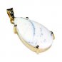 Riyogems Dendrite Opal 18kt Gold Plating Designer Pendant L 1.5in Gppdop-20008