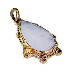 Riyogems Agate 18k Y Gold Plate Twist Pendants L 1.5in Gppage-0014