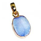 Riyogems Druzy Drusy Buy Gold Plated Jewelry Formal Pendant L 1.2in Gppdru-24017