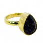 Riyo Mystic Quartz 18 Kt Gold Platings Wedding Ring Jewelry Sz 9 Gprmqu9-54009