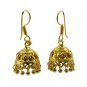 Riyogems A Plain Copper 18kt Gold Plated Precious Earring L 1.25in Gpejhu-120007