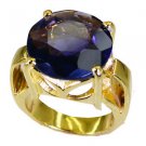 Riyo Amethyst Cz 18c Gold Polish Mothers Ring Sz 7 Gpramcz7-88021