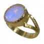 Riyo Purple Gold Plated Fire Opal CZ Ring yummy handmade gemstone jewellery GPRF