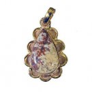 Riyogems Picture Jasper 18kt Y Gold Plating Tigger Pendant L 1.7in Gppjas-40039