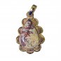 Riyogems Picture Jasper 18kt Y Gold Plating Tigger Pendant L 1.7in Gppjas-40039
