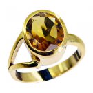 Riyo Citrine Cz Rhodium Plate Aqiq Ring Sz 7 Gprcicz7-94004