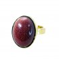 Riyo Sunstone 18-Kt Y Gold Plating Birthstones Ring Sz 7 Gprsun7-78003