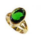 Riyo Emerald Cz Base Matel  Mori Ring Sz 7 Gpremcz7-96096
