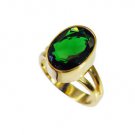 Riyo Emerald Cz 18.Kt Gold Platings Purity Ring Jewelry Sz 7 Gpremcz7-96091