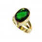 Riyo Emerald Cz 18.Kt Gold Platings Purity Ring Jewelry Sz 7 Gpremcz7-96091